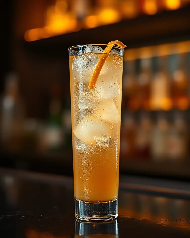 Apricot and Coffee Highball