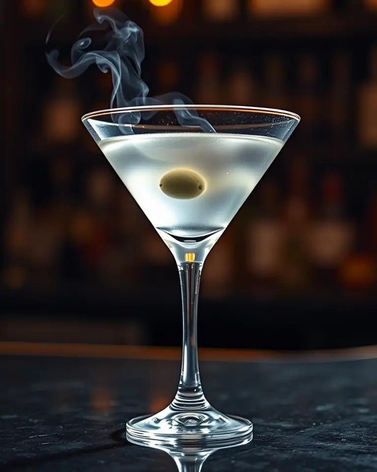 Dreamy Dorini Smoking Martini