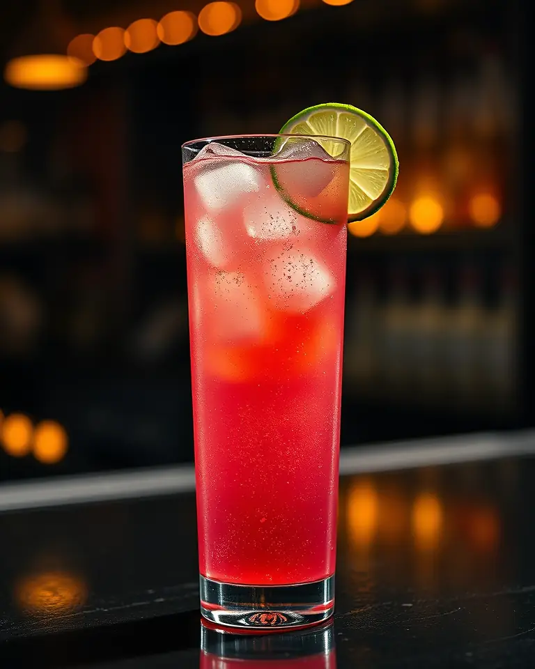 Sour Strawberry Highball